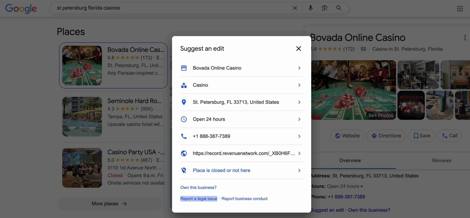 Illegal Online Gambling